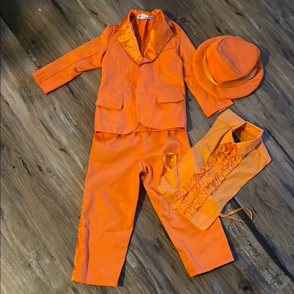 Kids S (4-6) Orange Dumb & Dumber Costume!